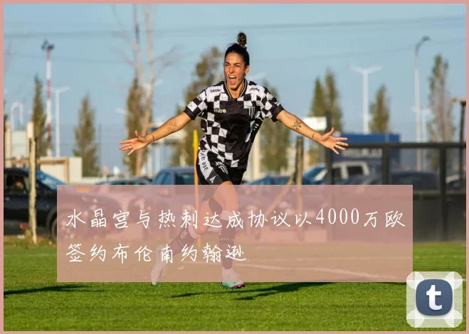 水晶宫与热刺达成协议以4000万欧签约布伦南约翰逊